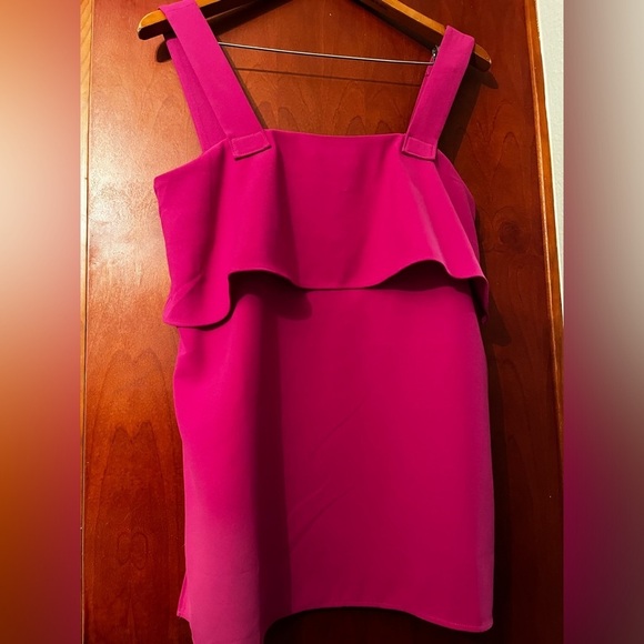 NWT Ann Taylor Pink T-Strap Top Sz 6 Women - Picture 4 of 7